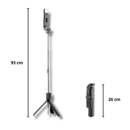 Trépied-Perche à Selfie avec LED et Bluetooth Intégrés OEM Q07 Pro™