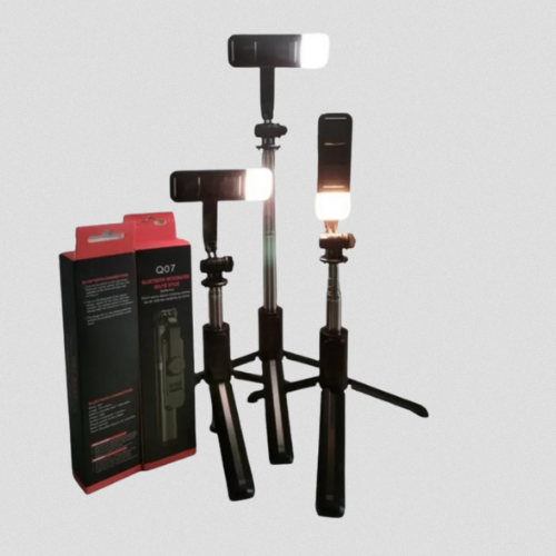 Tripied-Perche à Selfie avec LED et Bluetooth Intégrés OEM Q07 Pro™