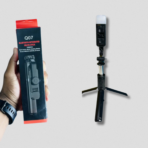 Tripied-Perche à Selfie avec LED et Bluetooth Intégrés OEM Q07 Pro™