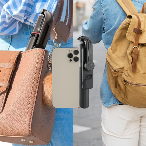 Trépied-Perche à Selfie avec LED et Bluetooth Intégrés OEM Q07 Pro™